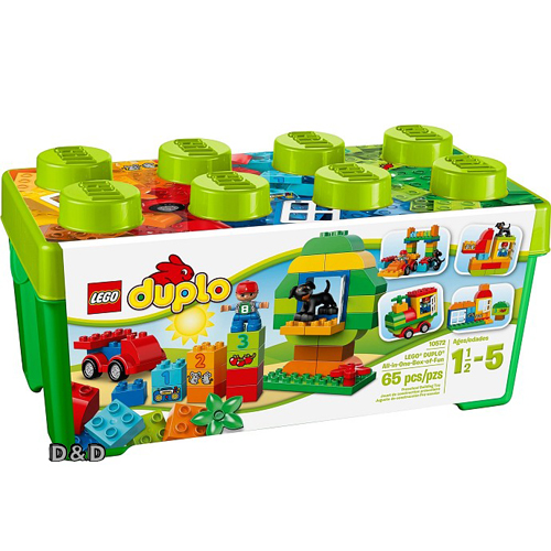 樂高 LEGO - 樂高 Duplo 得寶幼兒系列 - 多合一樂趣箱 10572-65pcs