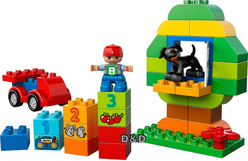 樂高 LEGO - 樂高 Duplo 得寶幼兒系列 - 多合一樂趣箱 10572-65pcs