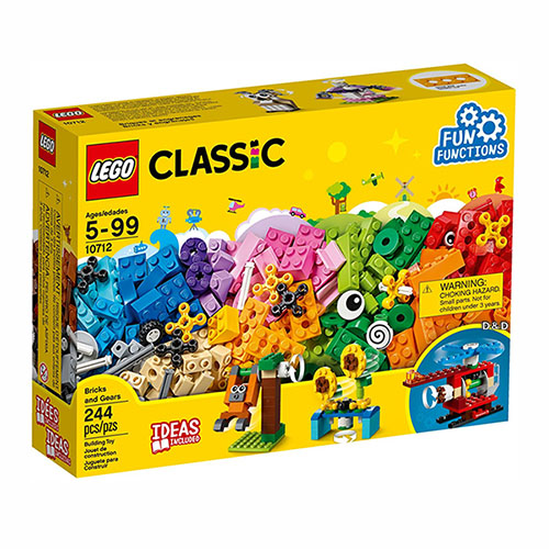 樂高 LEGO - 樂高 Classic 經典基本顆粒系列 - 顆粒與齒輪 10712-244pcs