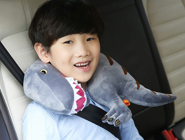 韓國 PROM - 恐龍造型枕-灰色暴龍 (36*34CM)