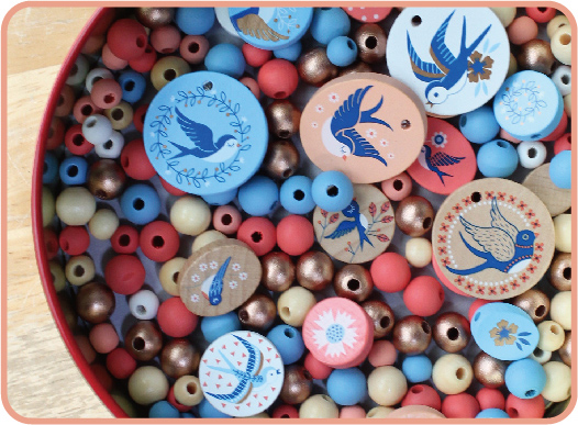 法國Janod - 串珠好好玩-孔雀羽衣