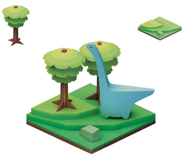 HalfToys 哈福玩具 - DIPLO地震龍-36M+