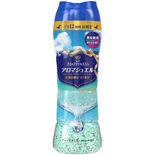 日本 P&G - P&G衣物芳香顆粒(香香豆)-藍色寶石海洋香氛-520ml
