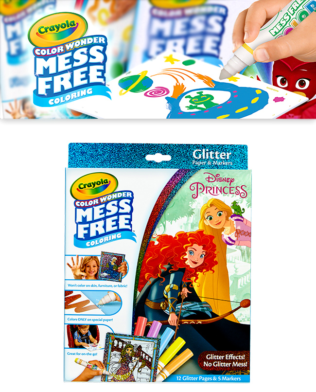 Crayola繪兒樂 - 【超值優惠組】神彩著色套裝-冰雪奇緣(閃亮版)+神彩著色套裝-超人特攻隊2