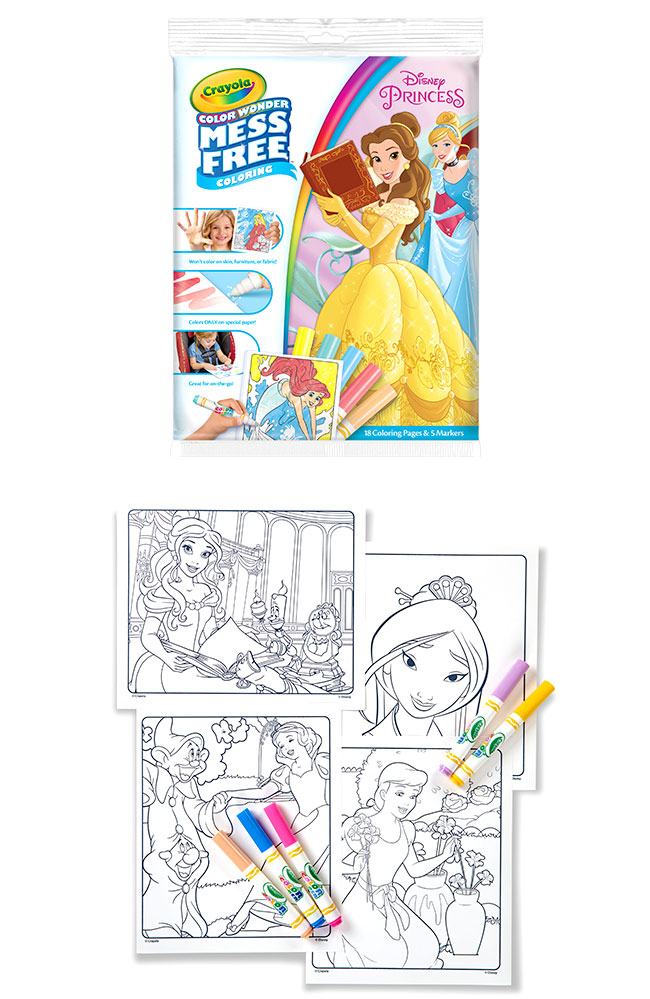 Crayola繪兒樂 - 【超值優惠組】神彩著色套裝_小小蒙面俠+迪士尼公主
