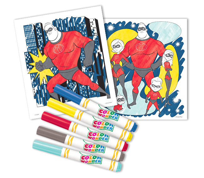 Crayola繪兒樂 - 【超值優惠組】神彩著色套裝_海洋奇緣+超人特攻隊2
