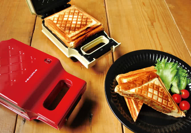 麗克特 recolte - Press Sand Maker 格子三明治機-愛心限定款