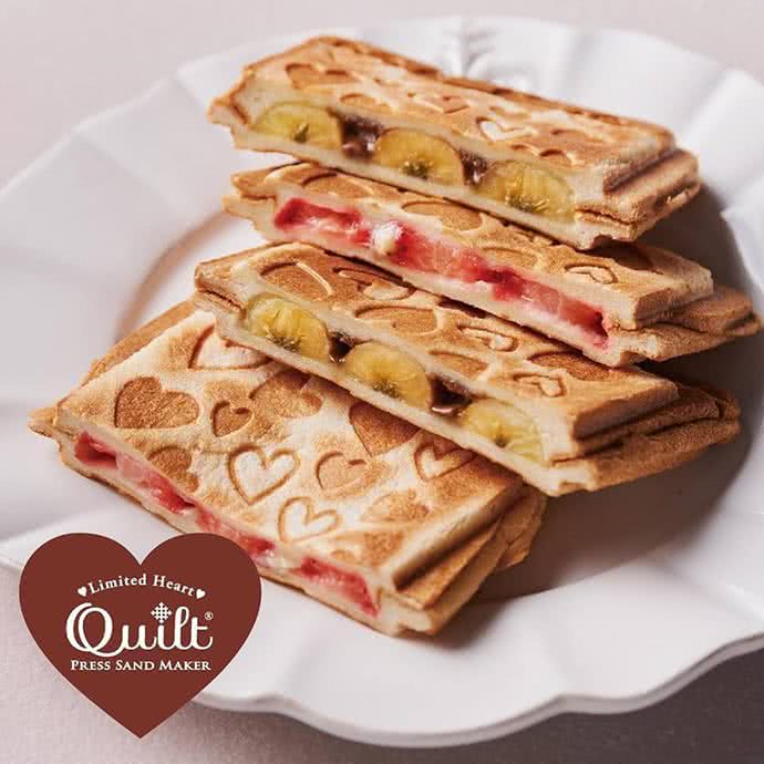 麗克特 recolte - Press Sand Maker 格子三明治機-愛心限定款