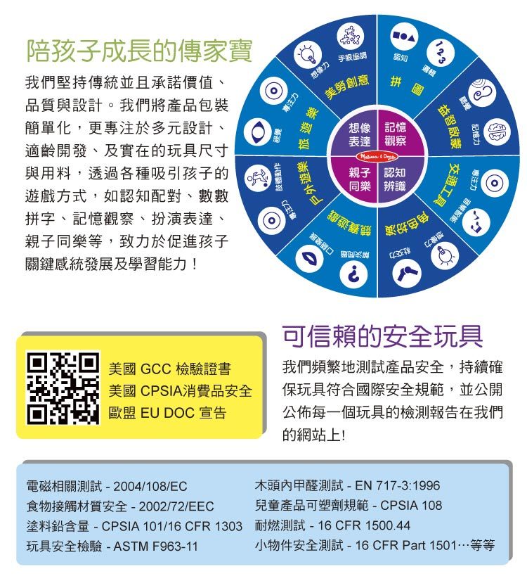 美國瑪莉莎 Melissa & Doug - MD 益智-幼兒啟發-搖擺動物拉繩小火車