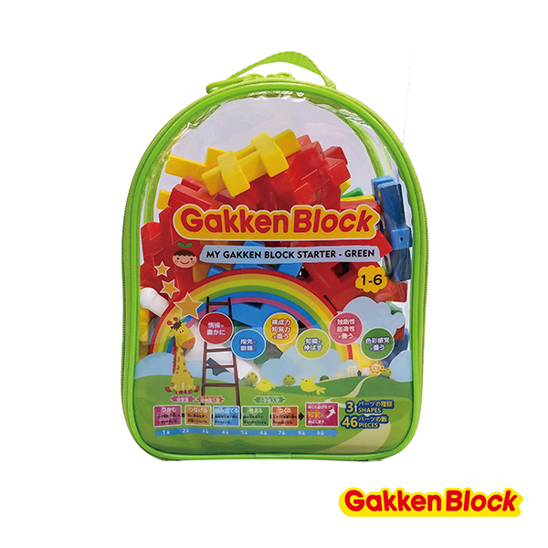 Gakken學研 - 益智積木-啟發系列(綠色新款)-STEAM教育玩具