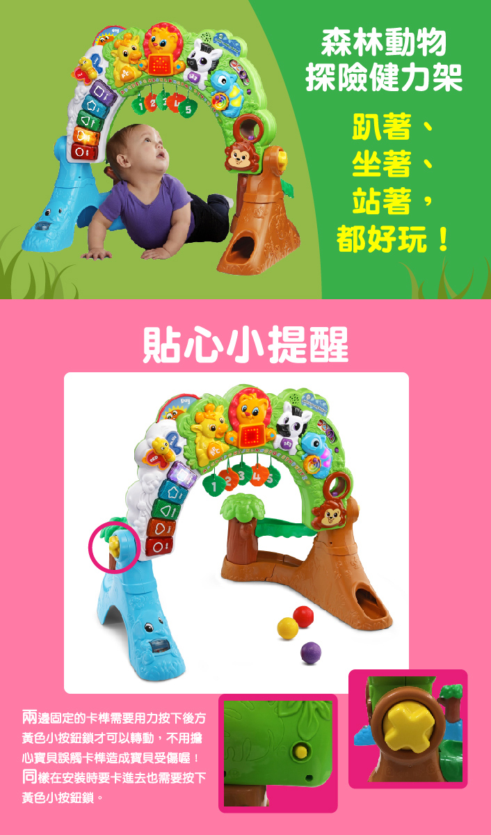 LeapFrog美國跳跳蛙 - 森林動物探險健力架