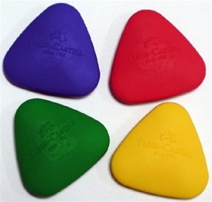 輝柏 FABER-CASTELL - 可愛貝貝橡皮擦-三角形-顏色隨機