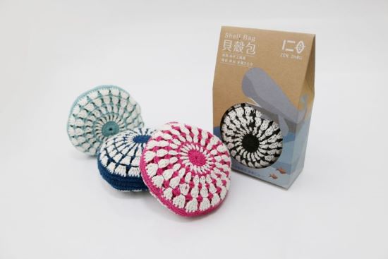 仁舟淨塑｜貝殼棉網包承重誠心2入組