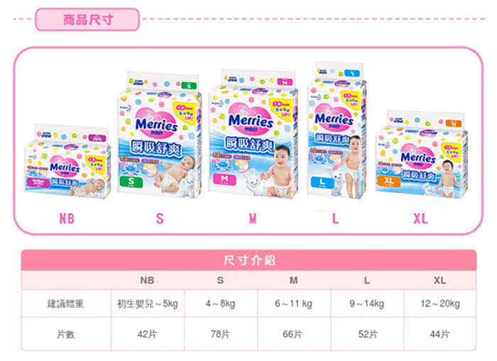 花王 - 妙而舒瞬吸舒爽紙尿褲 (L)-(52+2)片x3 限量彩盒版