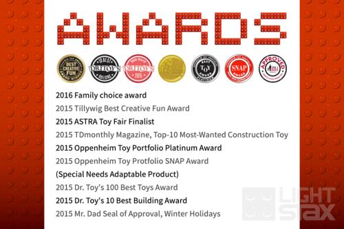 美國 Light Stax - Classic亮亮積木-大顆粒系列-24顆(聲控款)