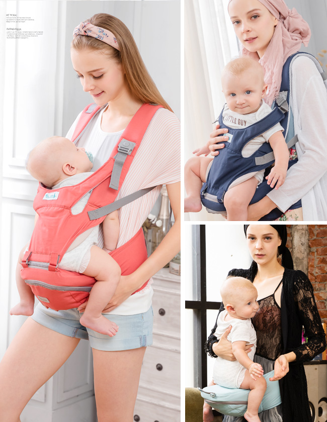 YODA - YoDa 二階段輕巧儲物座椅式揹帶-二階段輕巧-活力橘-3M~36M (約20kg)