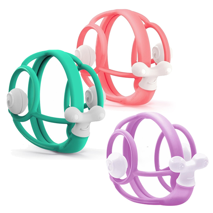 英國 mombella - 卷卷蝸固齒器-紫