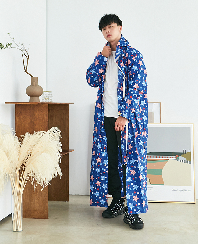 Rainstory - 連身雨衣-玩美星潮流-XL