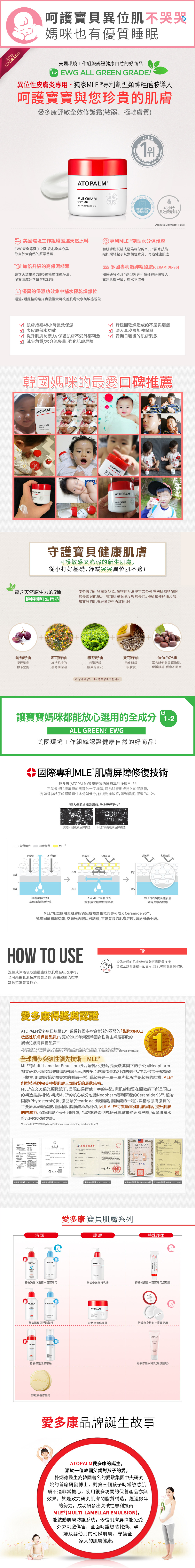 ATOPALM 愛多康 - [經典組] 加贈舒敏洗髮沐浴露-寶寶專用-20ml*1+全效修護乳液-20ml*1-全效修護霜-65ml*1+全效修護乳液-120ml*1