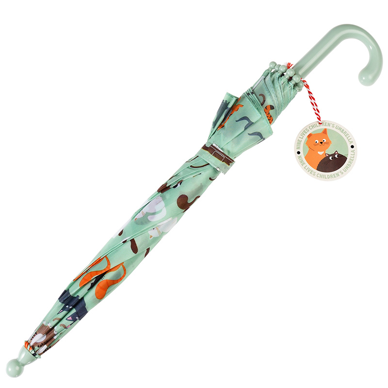 英國 Rex London - 幼童/兒童自動傘-萌貓樂園