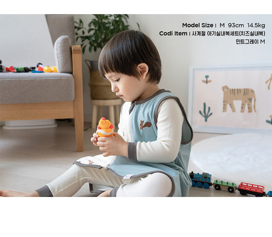 韓國 Han's Pumpkin - 四季型防踢被-拉鍊式-摩卡咩咩羊