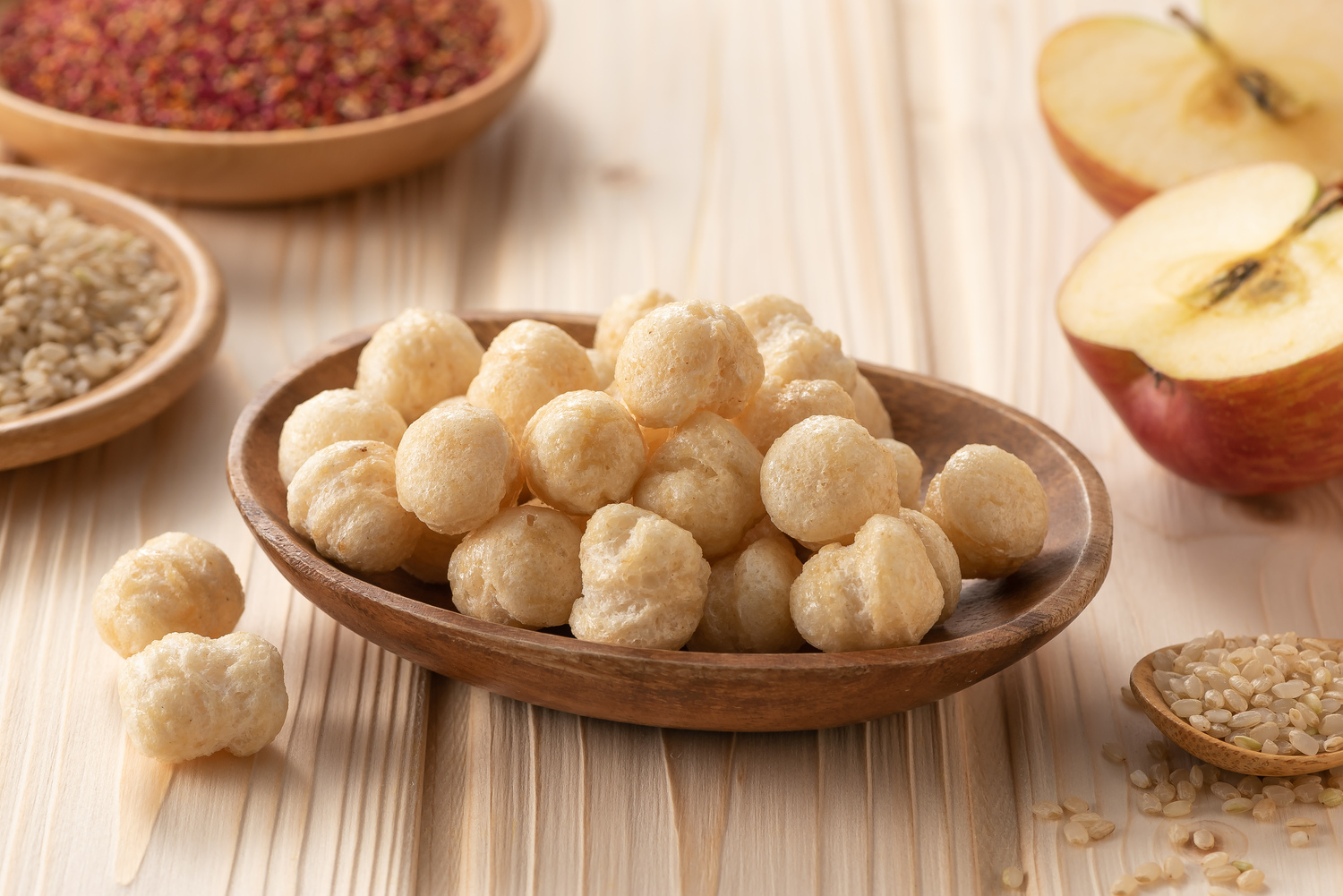 郭老師養生料理 - 寶寶爆米球-蘋果 18個月以上可吃-罐/55g