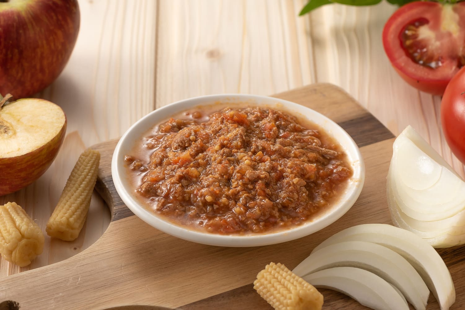 郭老師養生料理 - 常溫寶寶燴料-番茄蘋果雞丁-12個月以上可吃-一盒兩包,每包100g