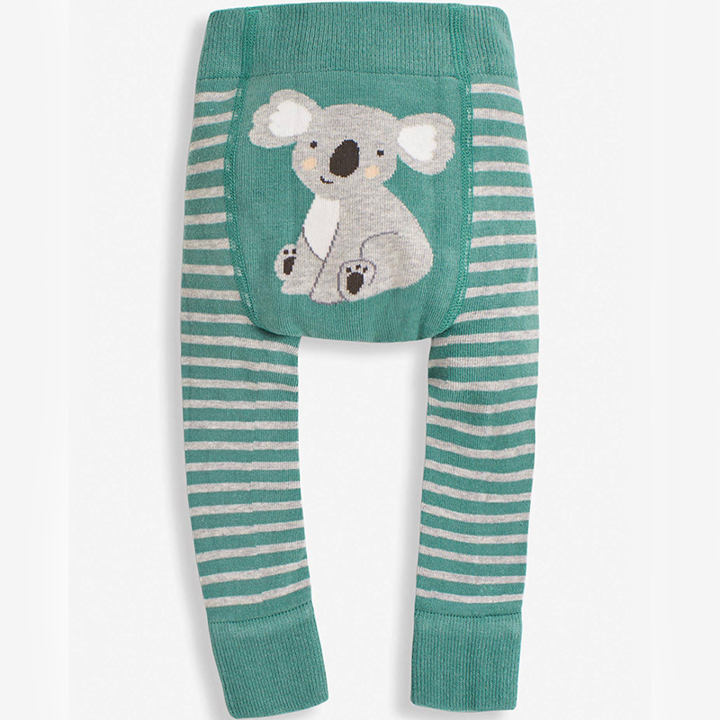 英國 JoJo Maman BeBe - 嬰幼兒屁屁圖案內搭褲/保暖襪-無尾熊