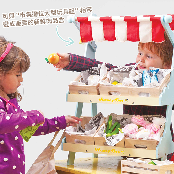 英國 Le Toy Van - 角色扮演 - 新鮮肉品盒玩具組