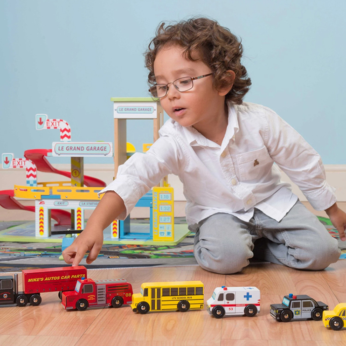 英國 Le Toy Van - 紐約交通工具車車玩具組