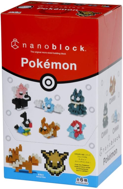 Nano Block 迷你積木 - 《Nanoblock 迷你積木》NBMC_14SMINI系列 精靈寶可夢(一盒6入)