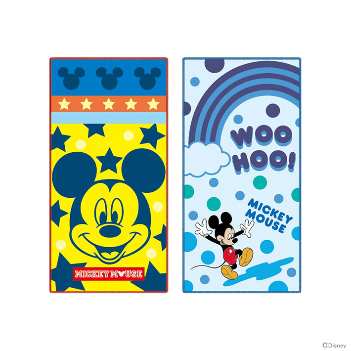 楽天市場】ディズニー ミッキーマウス ポケットタオル 2枚組 エンジョイポップ柄 [No.2065025600] 新入学文具 [M便 1/1]  【disneyzone】 : ランドセルと文房具 シブヤ文房具