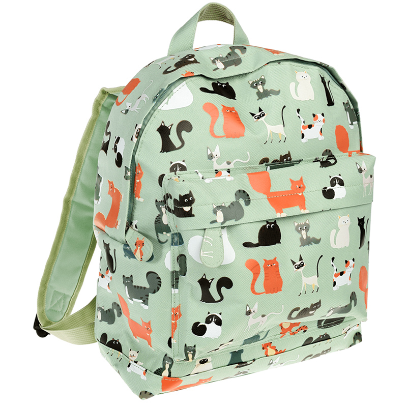 英國 Rex London - 大童/成人後背包-萌貓樂園