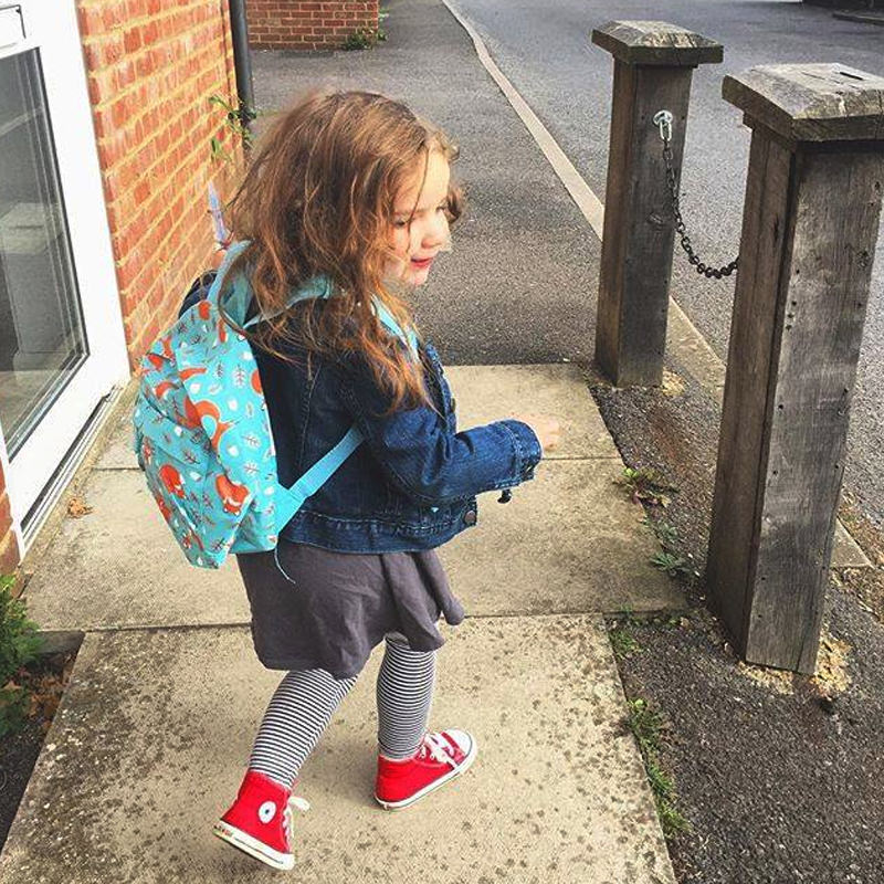 英國 Rex London - 親子組合後背包-溫柔狐狸