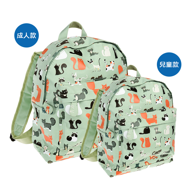 英國 Rex London - 親子組合後背包-萌貓樂園