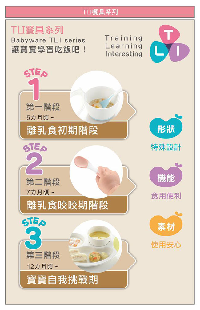 日本 Richell 利其爾 - 豪華食物調理餐具12件組-米/黃-贈提袋