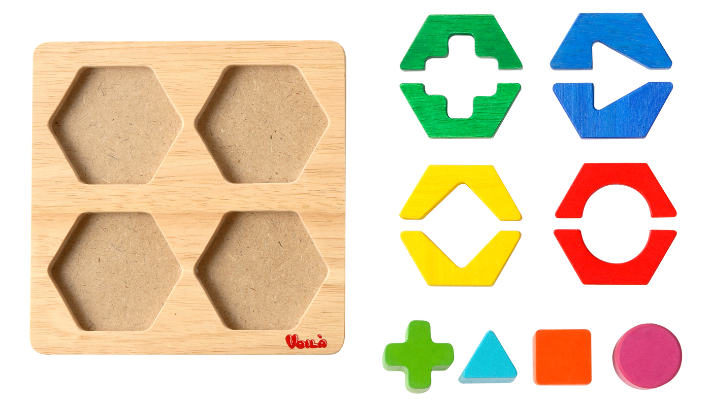 泰國 Voila - 幾何配對盤-18個月以上