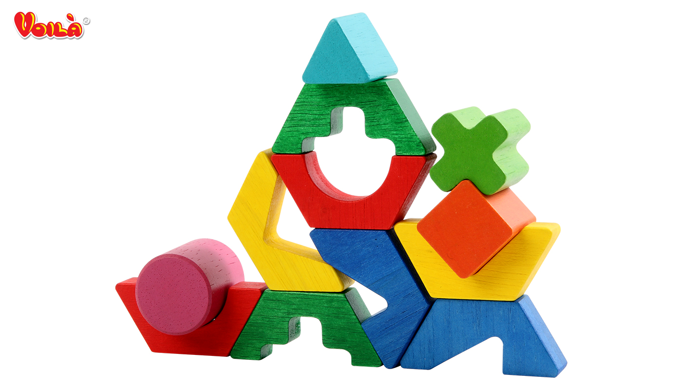 泰國 Voila - 幾何配對盤-18個月以上