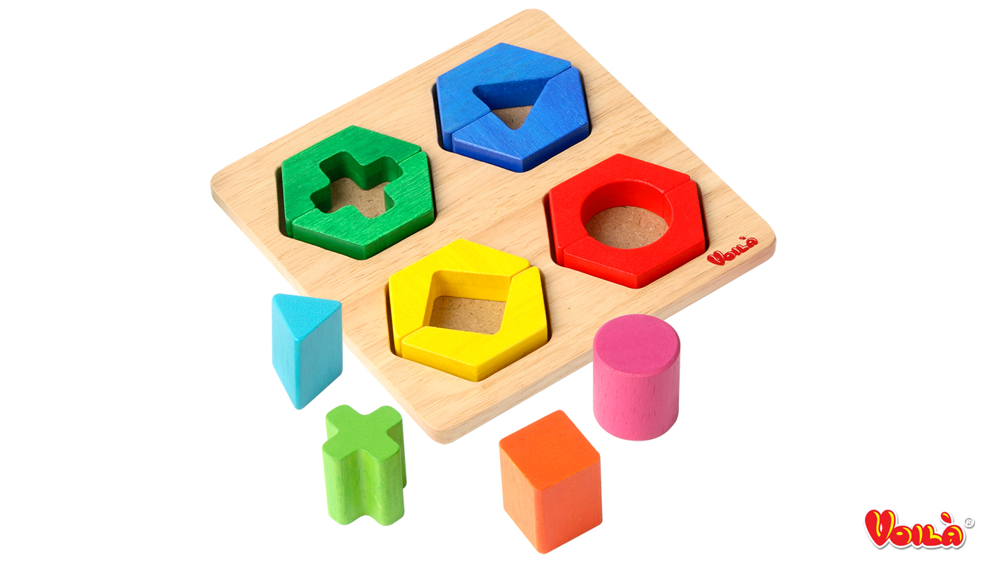 泰國 Voila - 幾何配對盤-18個月以上