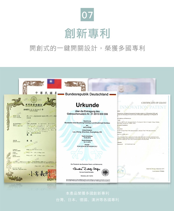 ANKOU LIFE安酷生活 - 一鍵搞定防滑刮平奶粉罐 避光款 (附贈勺子+掛具+三角刮平片 )-2300ml