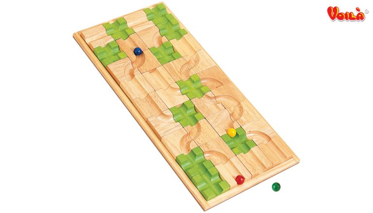 泰國 Voila - 滑道積木盤-3~99歲