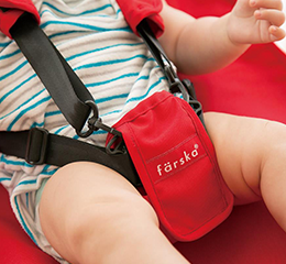 日本 farska - 實木陪伴成長椅│一生モノの椅子-珊瑚紅