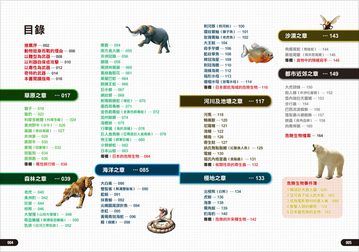 幼福文化 - 3本合購-驚奇昆蟲大百科＋深海生物大百科＋危險生物大百科