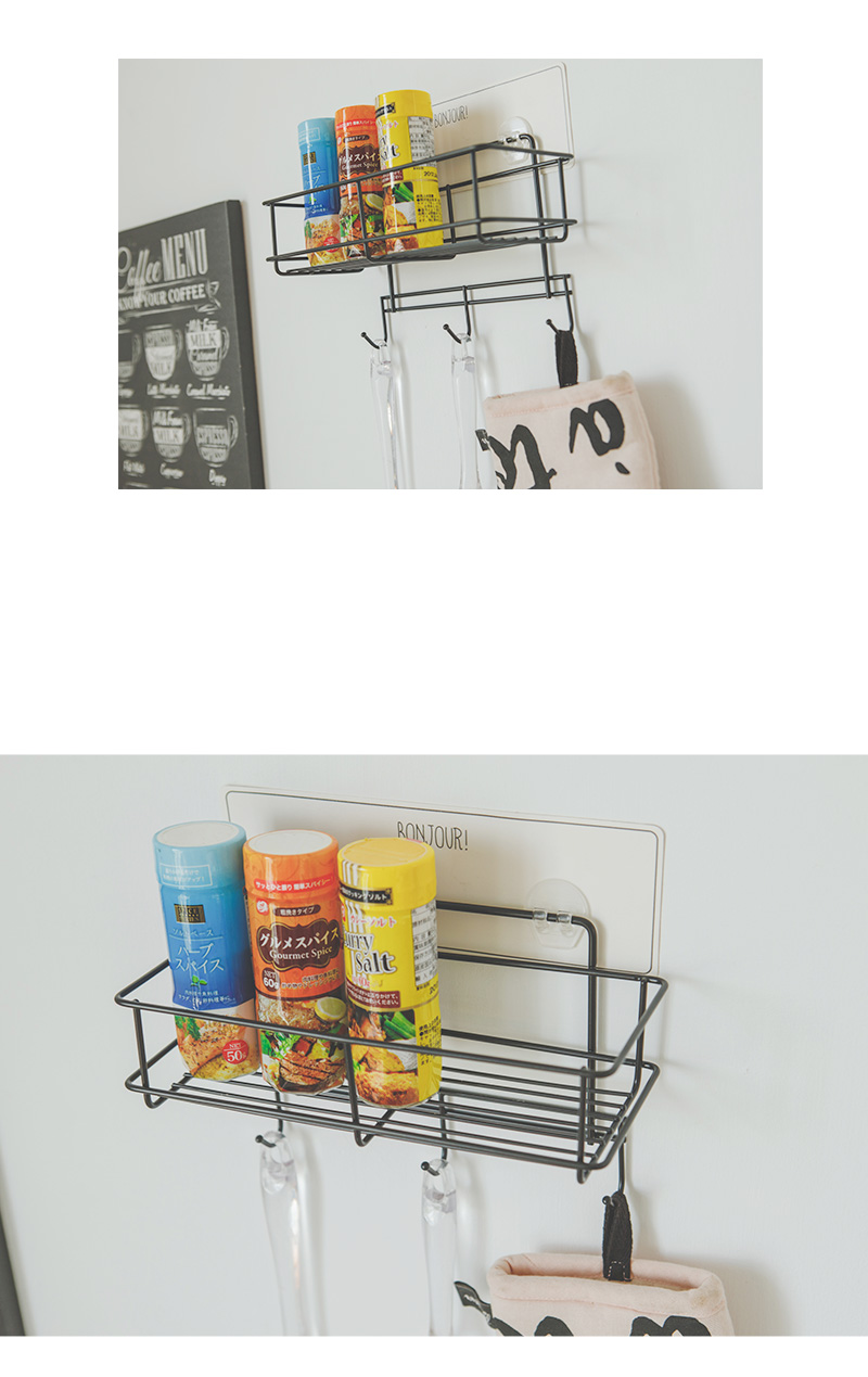 完美主義 Peachy Life - 台灣製烤漆3勾置物架-Refix 無膠痕利酷貼