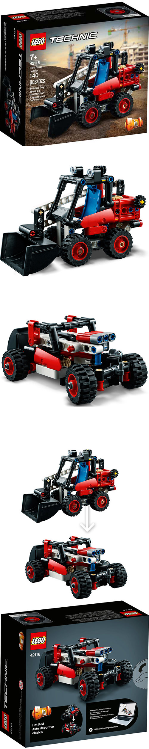 樂高 LEGO - 樂高積木 LEGO《 LT42116 》科技 Technic 系列 - 滑移鏟裝機-140pcs