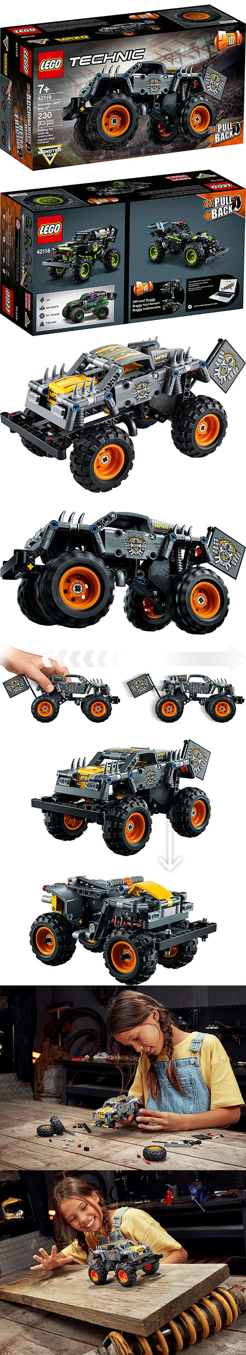 樂高 LEGO - 樂高積木 LEGO《 LT42119 》科技 Technic 系列 - 怪獸卡車-Max-D®-230pcs