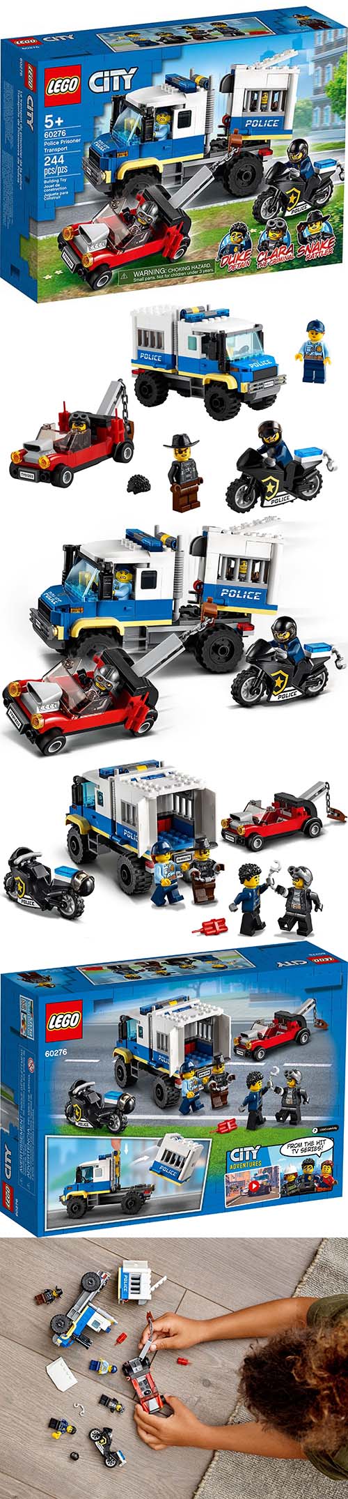 樂高 LEGO - 樂高積木 LEGO《 LT60276 》City 城市系列 - 警察囚犯運輸組-244pcs