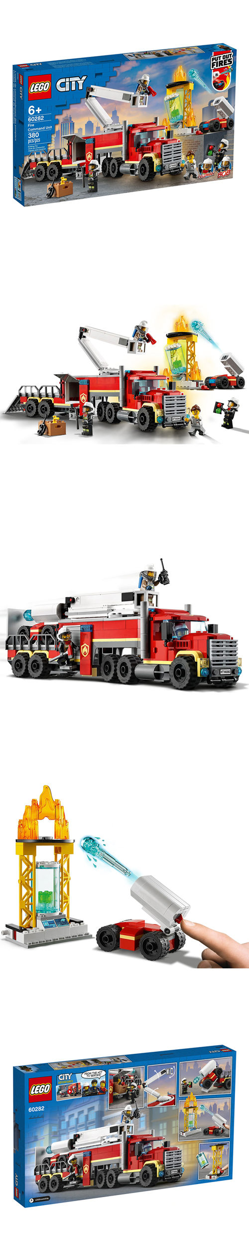 樂高 LEGO - 樂高積木 LEGO《 LT60282 》City 城市系列 - 消防指揮車-380pcs