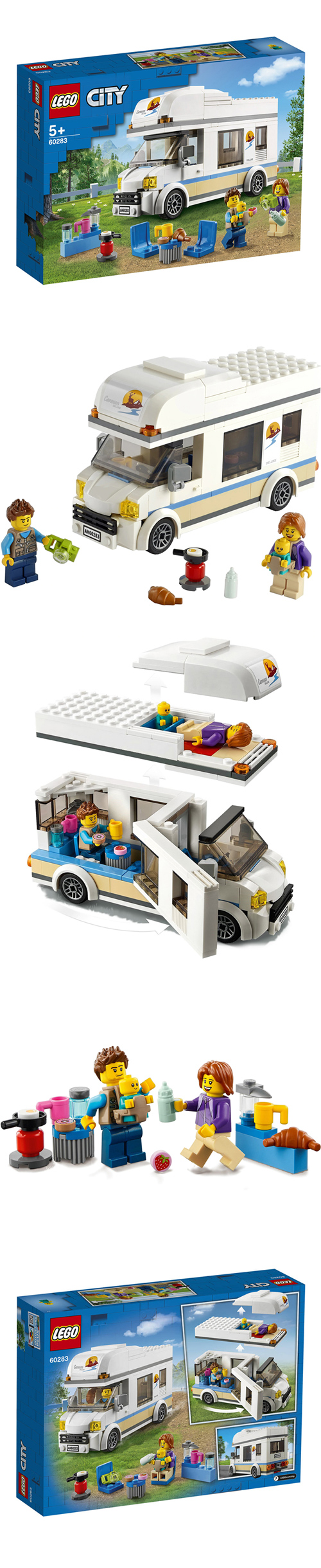 樂高 LEGO - 樂高積木 LEGO《 LT60283 》City 城市系列 - 假期露營車-190pcs