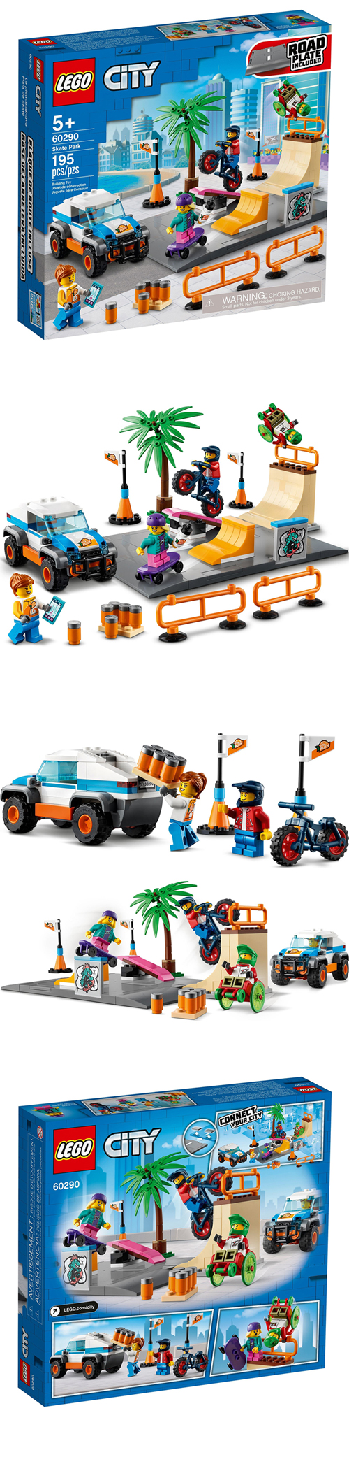 樂高 LEGO - 樂高積木 LEGO《 LT60290 》City 城市系列 - 滑板公園-195pcs